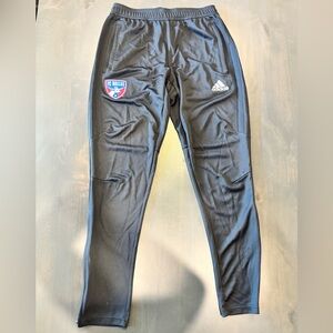Mens FC Dallas Adidas Sideline Training Pants Black Size Medium